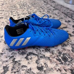 Adidas Messi Kids Vibrant Blue Athletic Shoes NWT